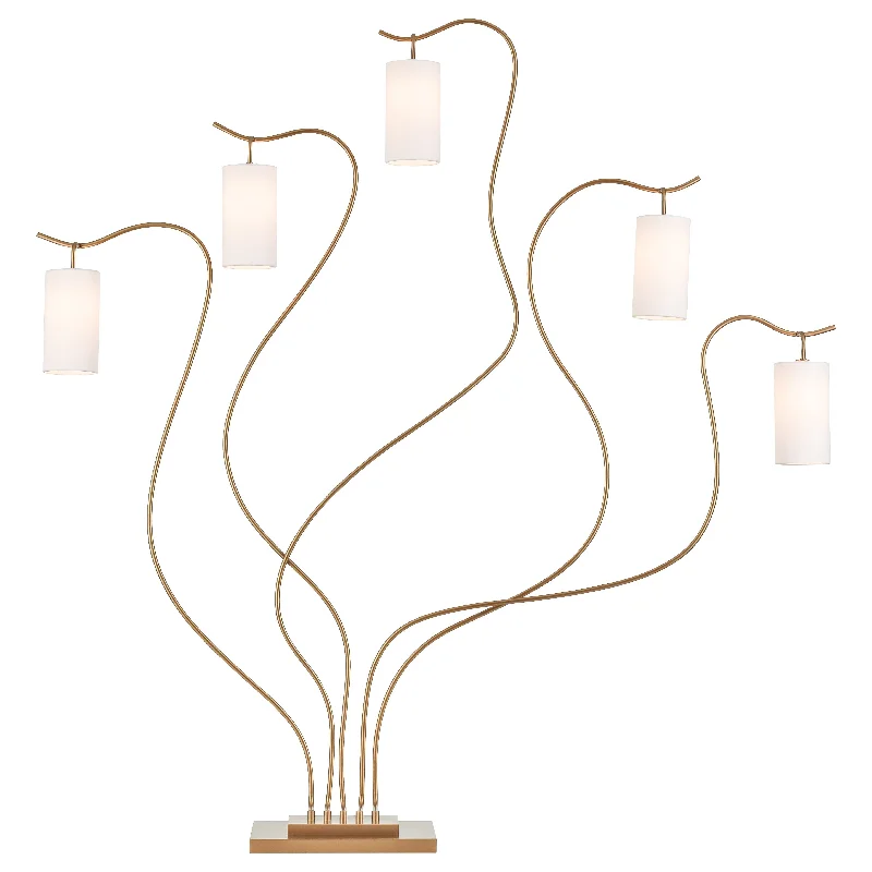 Modern Minimalist Floor Lamp for Contemporary Living RoomsCaspian 71" High 5-Light Floor Lamp