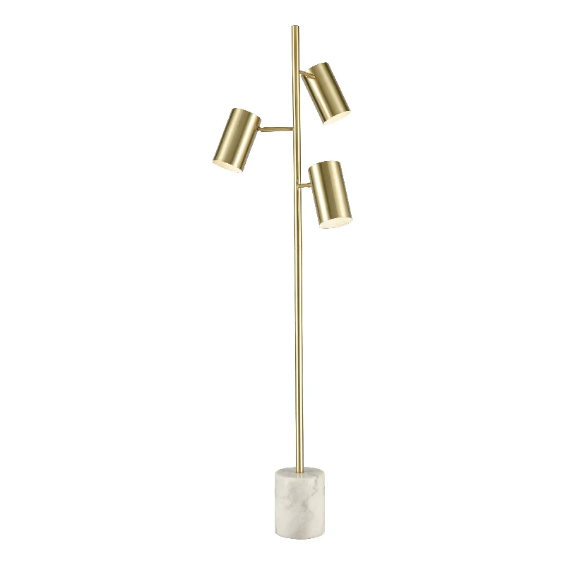 Wood Floor Lamp with Natural Grain for a Warm and Organic FeelDien 64" High 3-Light Floor Lamp