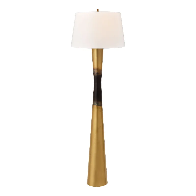 Fabric Floor Lamp with a Linen Shade for a Relaxed AestheticFarley 63" High 1-Light Floor Lamp