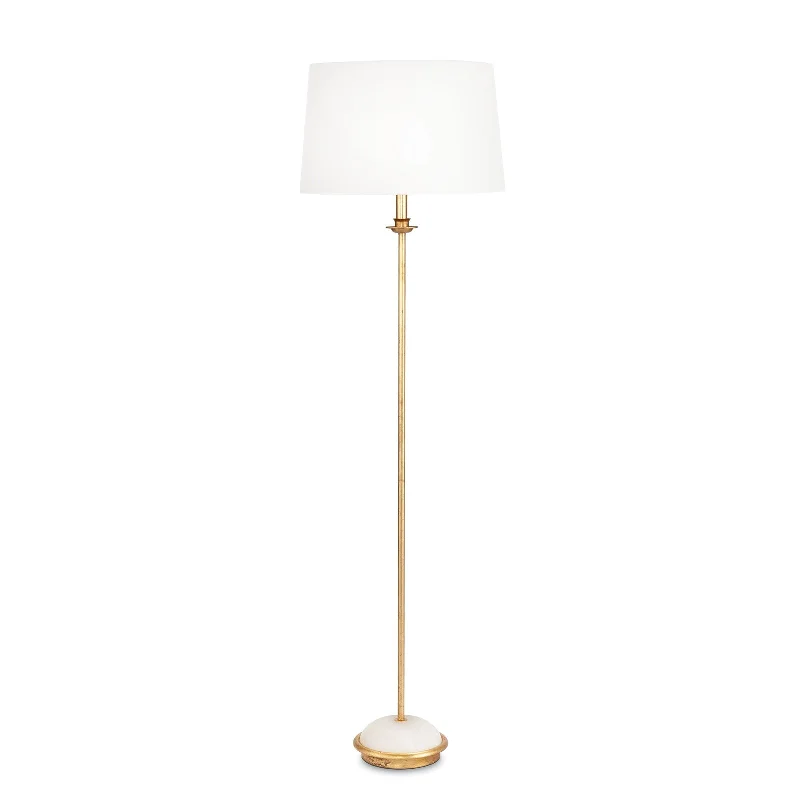 Fabric Floor Lamp with a Linen Shade for a Relaxed AestheticFisher Floor Lamp - Southern Living Collection