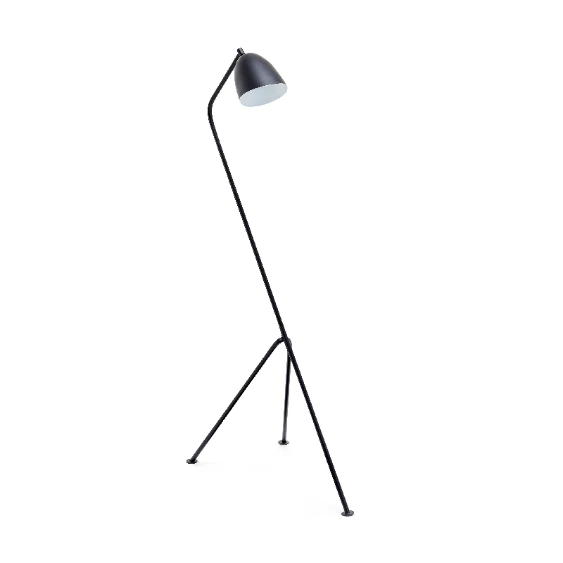 Metal Floor Lamp with a Matte Black Finish for a Sleek LookBlack Small Shade Grasshopper Floor Lamp