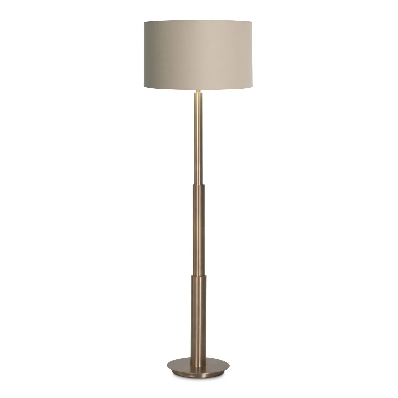 Fabric Floor Lamp with a Linen Shade for a Relaxed AestheticHailey Floor Lamp