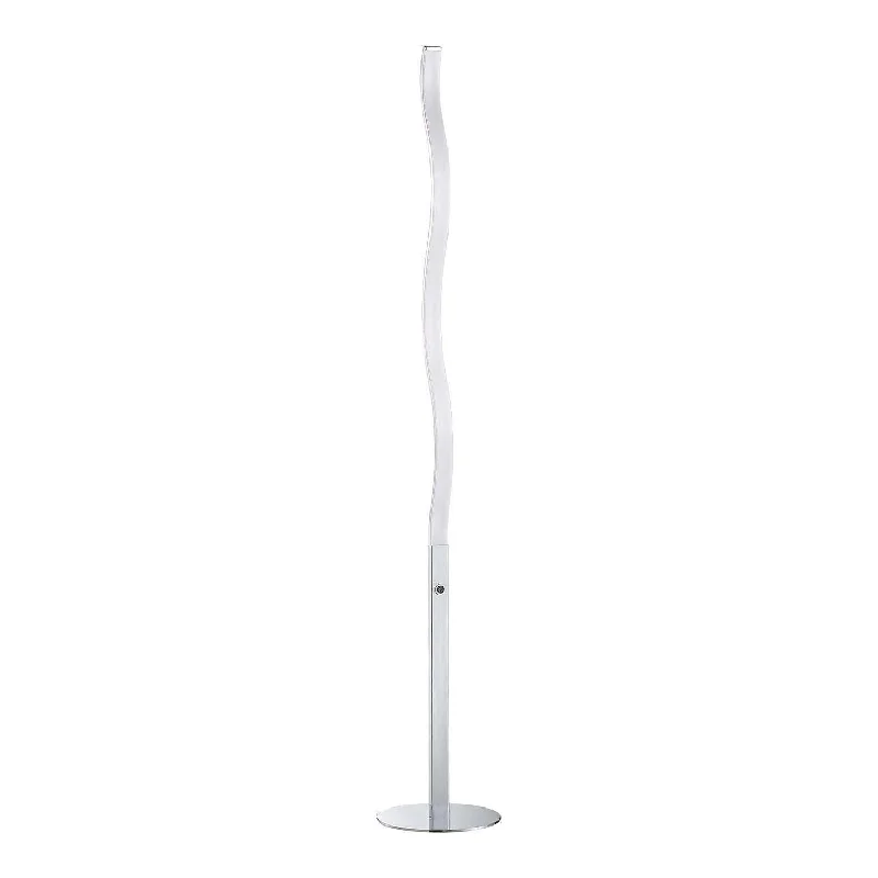 USB Charging Port Floor Lamp for Convenient Device ChargingWave Floor Lamp