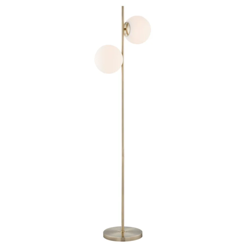 Metal Floor Lamp with a Matte Black Finish for a Sleek LookLencho Globe Floor Lamp