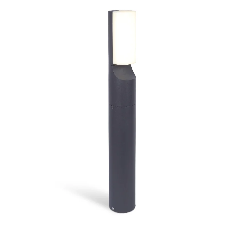 Metal Floor Lamp with a Matte Black Finish for a Sleek LookLutec Bati Outdoor LED Bollard Light - Dark Grey