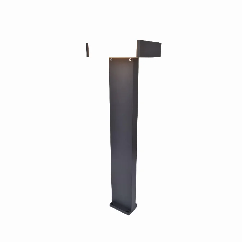 Glass Floor Lamp with Frosted Shades for Soft Diffused LightLutec Conroy Outdoor LED Bollard Light - Dark Grey