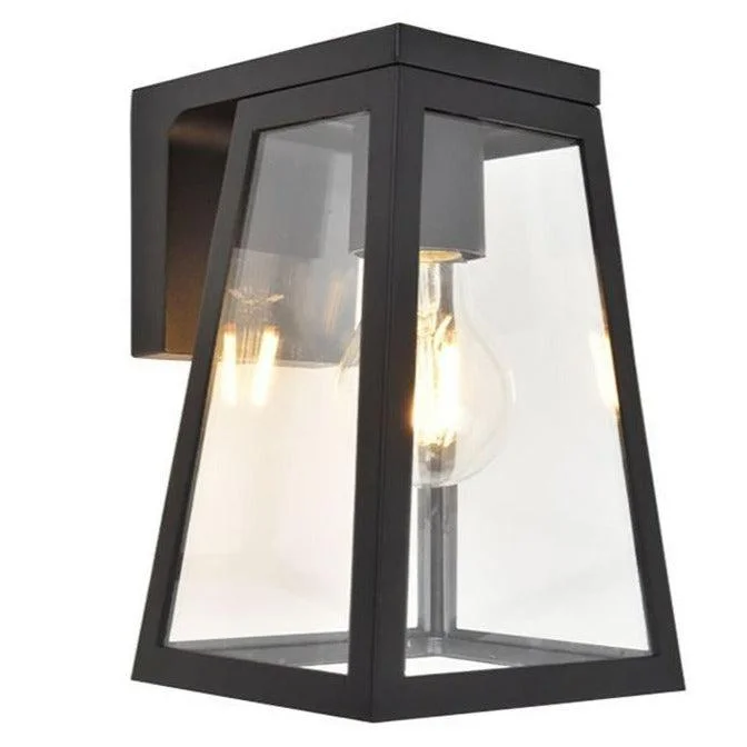 Bohemian Inspired Floor Lamp for Eclectic Home DecorLutec Fia Solar Outdoor Wall Light - Matt Black