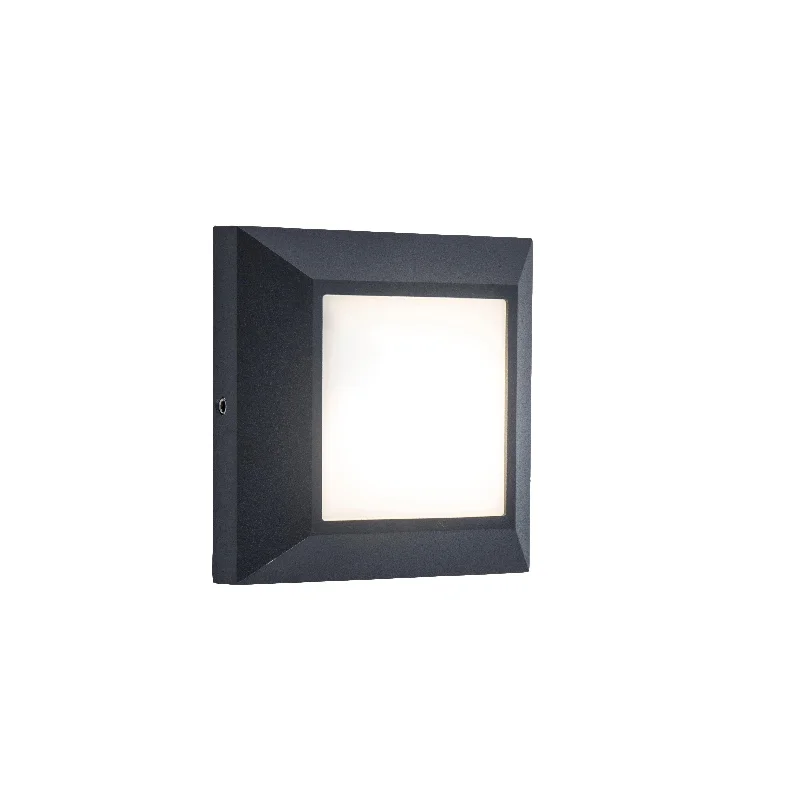 Metal Floor Lamp with a Matte Black Finish for a Sleek LookLutec Helena Outdoor Recessed Wall Light - Dark Grey