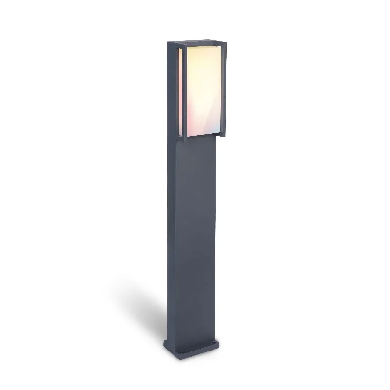 Marble Base Floor Lamp for a Touch of LuxuryLutec Qubo Integrated LED Bollard Light In Dark Grey