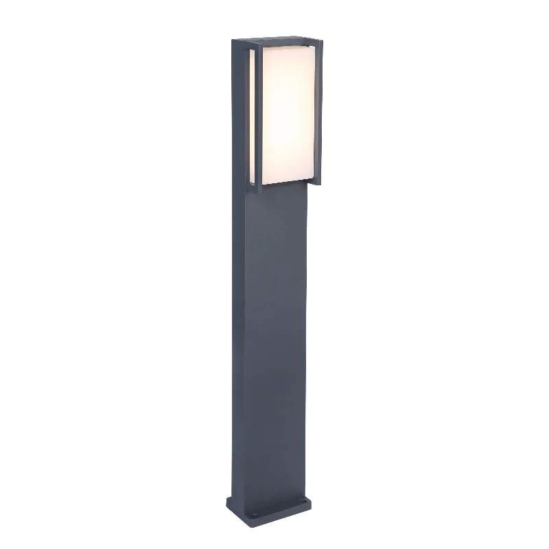 Adjustable Height Floor Lamp for Versatile Lighting NeedsLutec Qubo LED Outdoor Bollard Light In Dark Grey