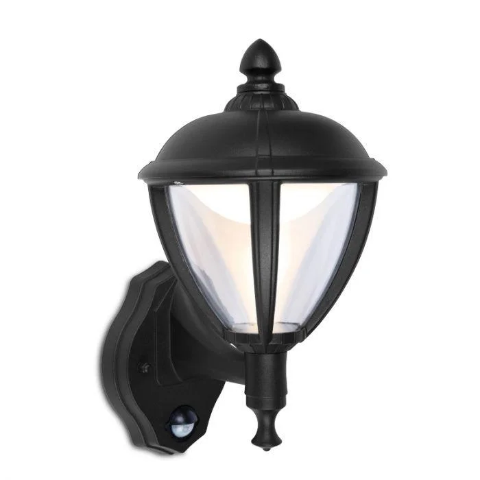 Victorian Style Floor Lamp for Traditional and Elegant InteriorsLutec Unite PIR Outdoor LED Wall Light - Black