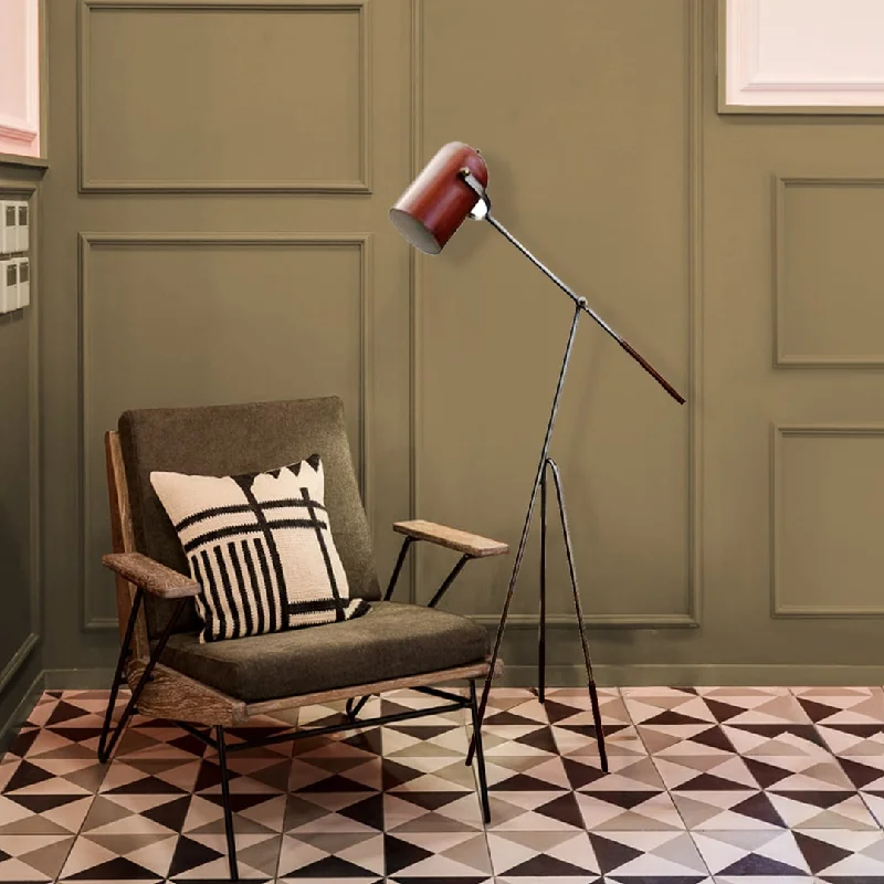 Metal Floor Lamp with a Matte Black Finish for a Sleek LookMarlboro