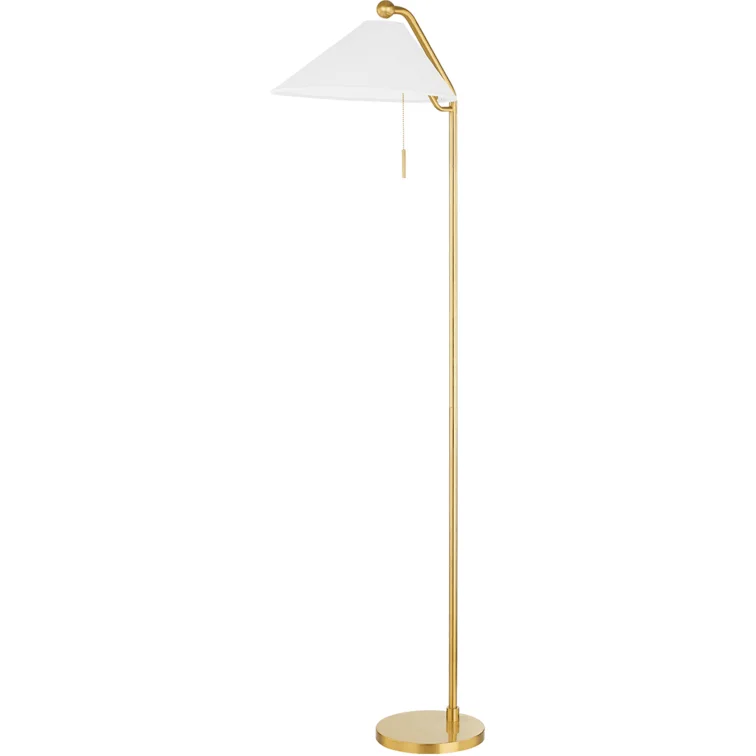 Metal Floor Lamp with a Matte Black Finish for a Sleek LookAisa 1-Light Floor Lamp