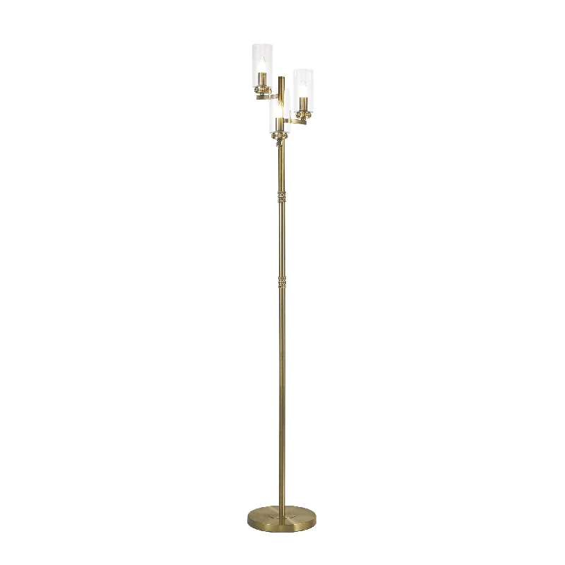  Way Switch Floor Lamp for Multiple Light Intensity LevelsNelson Lighting NL73599 Darling Floor Lamp Antique Brass