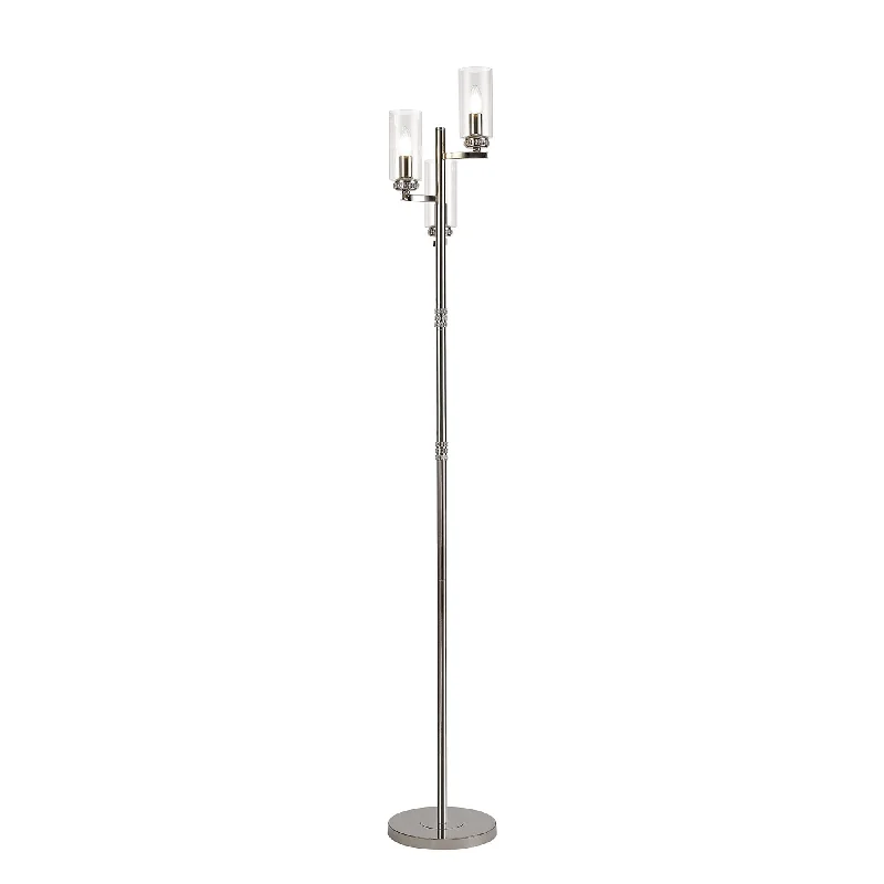 Smart Floor Lamp with Voice Control and Bluetooth ConnectivityNelson Lighting NL73559 Darling Floor Lamp Polished Nickel