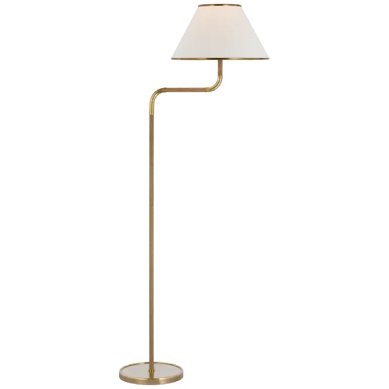 Smart Floor Lamp with Voice Control and Bluetooth ConnectivityRigby Medium Bridge Arm Floor Lamp