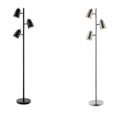 Metal Floor Lamp with a Matte Black Finish for a Sleek LookRonnie Floor Lamp