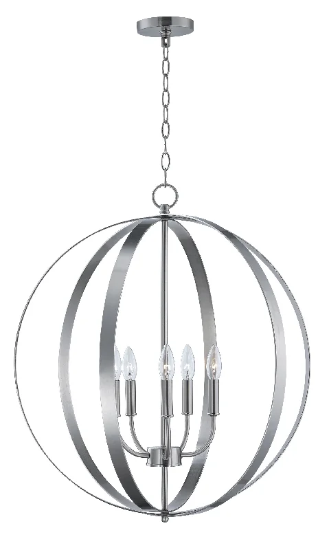 Japanese - Inspired Ceiling Lights with Shoji - Screen - like DiffusersProvident 5-Light Chandelier