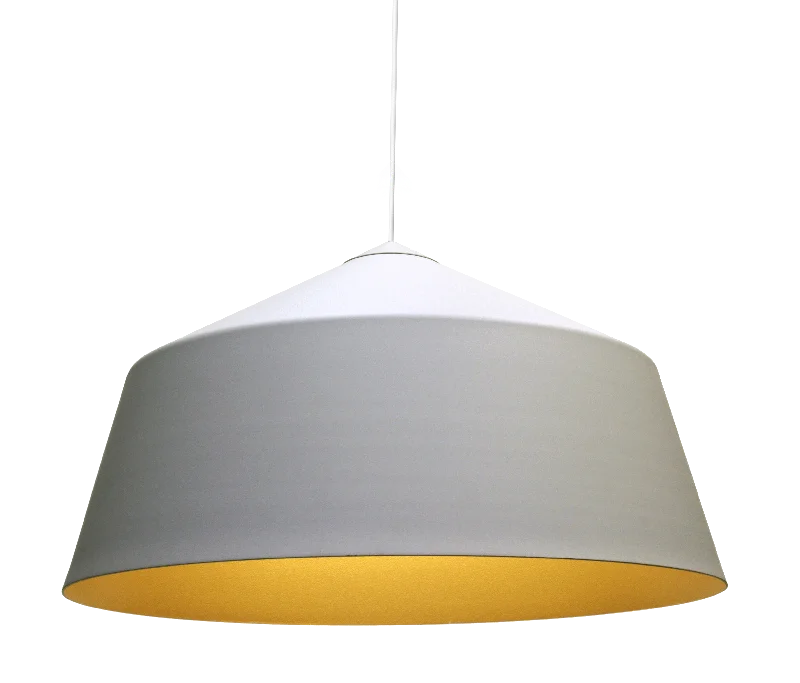 Metal Ceiling Lights in Brass, Copper, Stainless Steel, and Iron56cm Classic Spun Aluminium Pendant - Colour Options