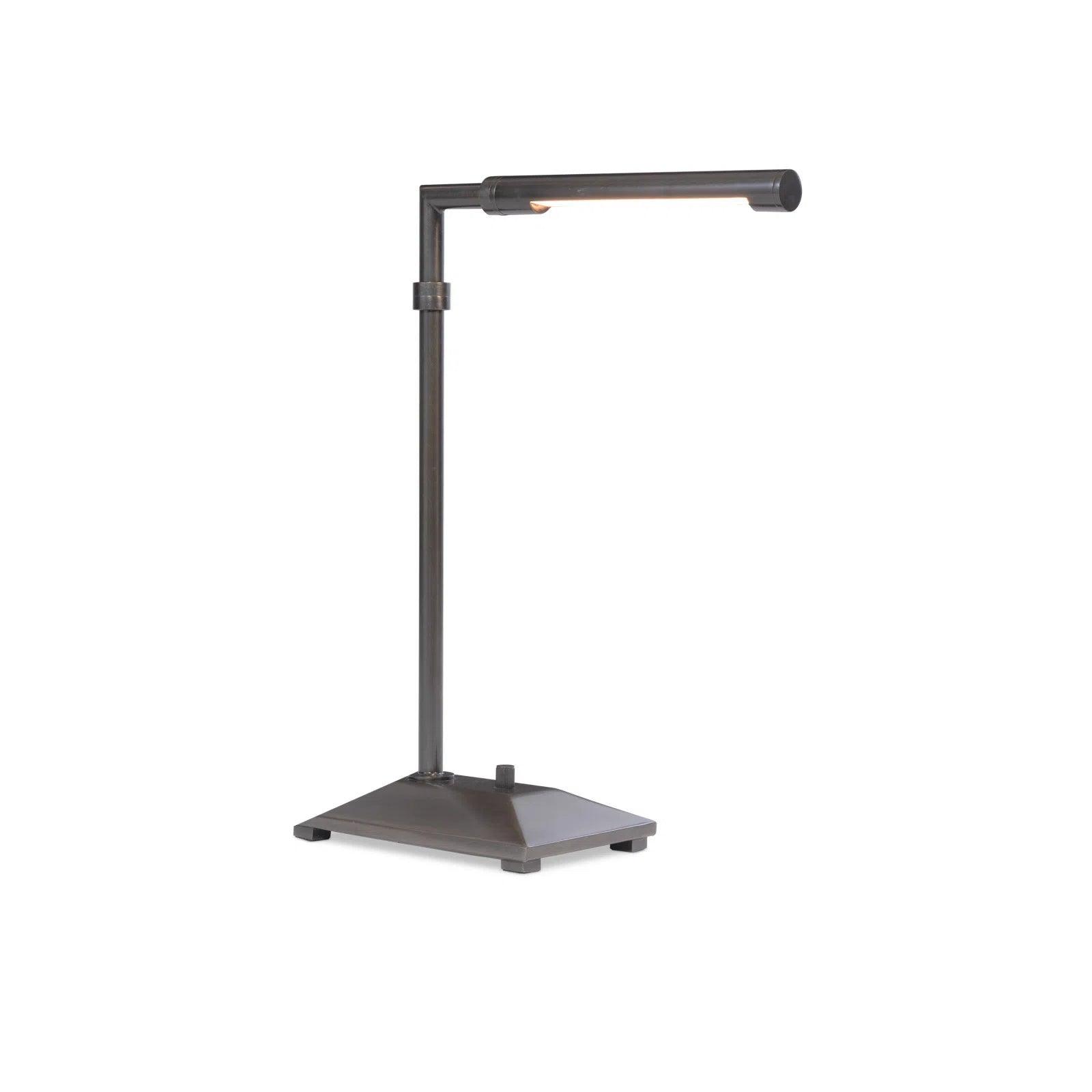 fabric table lamps with a linen shade for a relaxed and breathable lookAutrand Metal amd Acrylic Black Desk Lamp