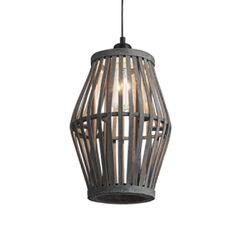 Art Deco Ceiling Lights with Geometric Patterns and Metallic FinishesBecca Rattan Pendant Light