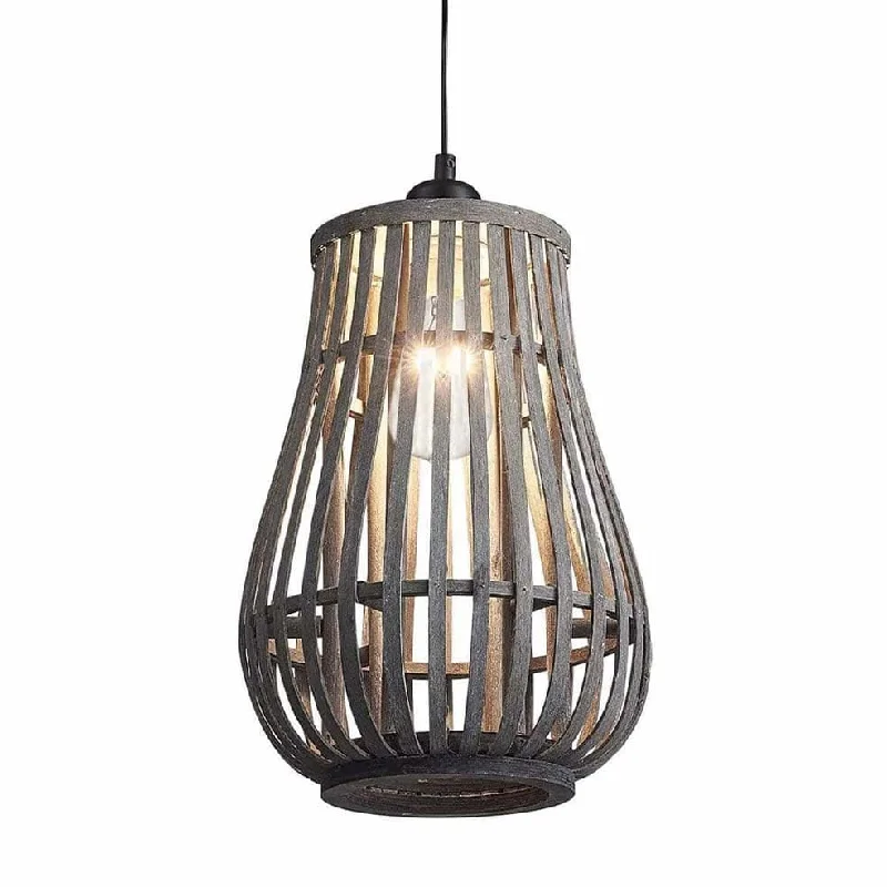 Mediterranean - Style Ceiling Lights with Terra - Cotta and Ceramic DetailsBecky Rattan Pendant Light