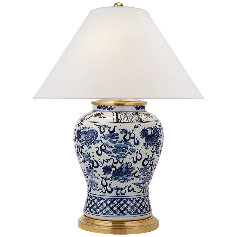 coastal style table lamps with nautical elements for beach housesBlue & White Porcelain Lamp