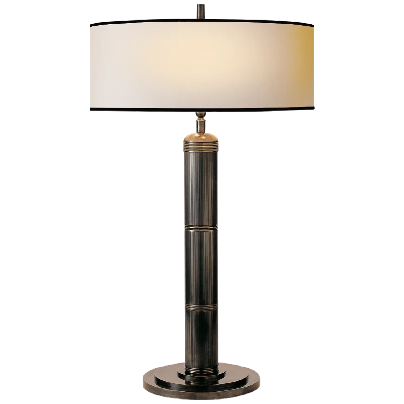 gothic style table lamps with dark finishes for a mysterious lookBronze Longacre Table Lamp