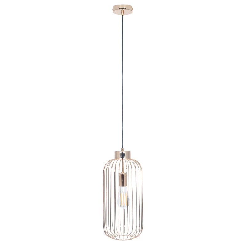 Retro Ceiling Lights Inspired by the 1950s and 1960s DesignCulbokie French Gold Metal Long Wire Pendant - ID 9829