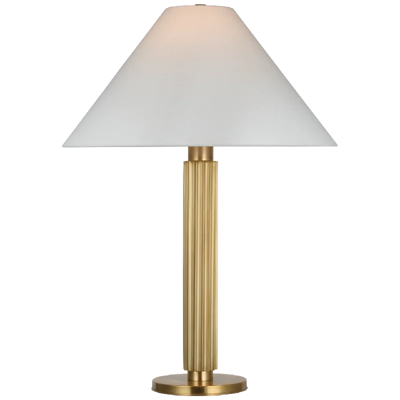 glass table lamps with a frosted surface for soft light diffusionDurham Large Table Lamp