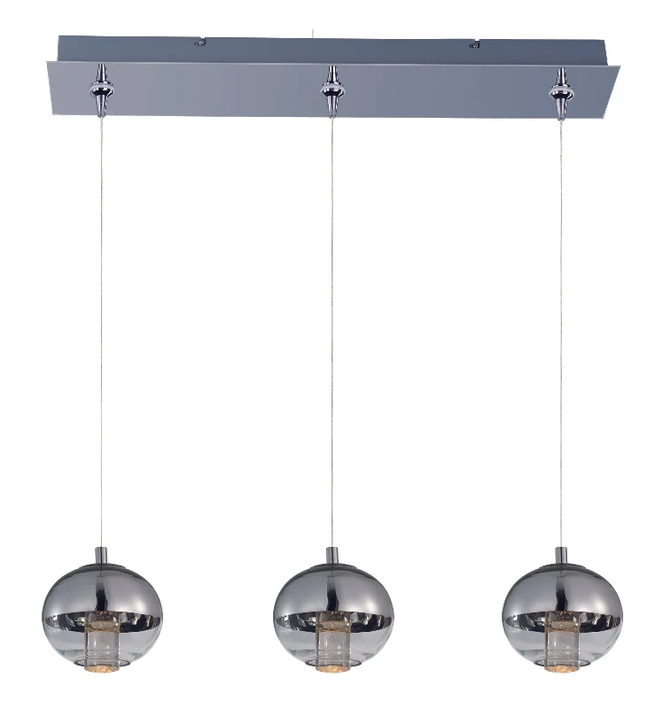 Modern Minimalist Ceiling Lights for Contemporary InteriorsZing 3-Light LED RapidJack Pendant and Canopy