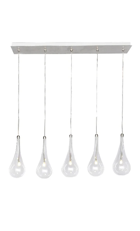 Art Nouveau Ceiling Lights with Organic, Flowing ShapesLarmes 5-Light LED Pendant