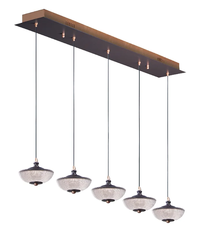 Japanese - Inspired Ceiling Lights with Shoji - Screen - like DiffusersBella 5-Light LED Pendant