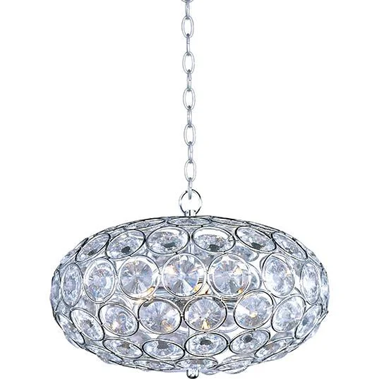 Contemporary Ceiling Lights with Unique, Abstract ShapesBrilliant 6-Light Pendant