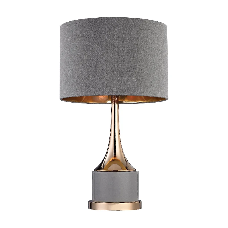 glass table lamps with a frosted surface for soft light diffusionCone Neck 18.5" High 1-Light Table Lamp