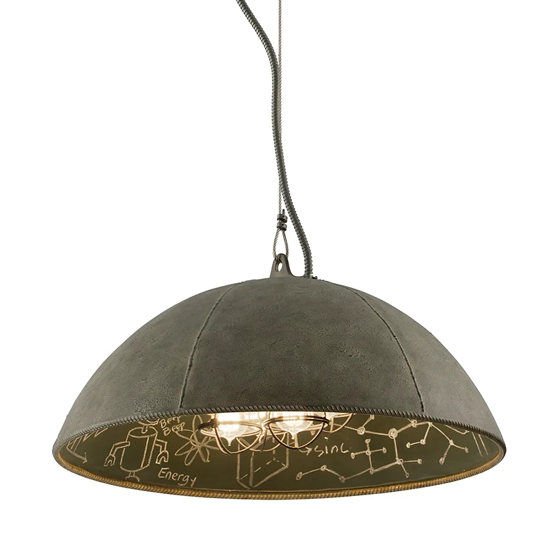 Tropical - Themed Ceiling Lights with Palm - Leaf Shapes and Rattan WrapsRELATIVITY 4LT PENDANT LARGE