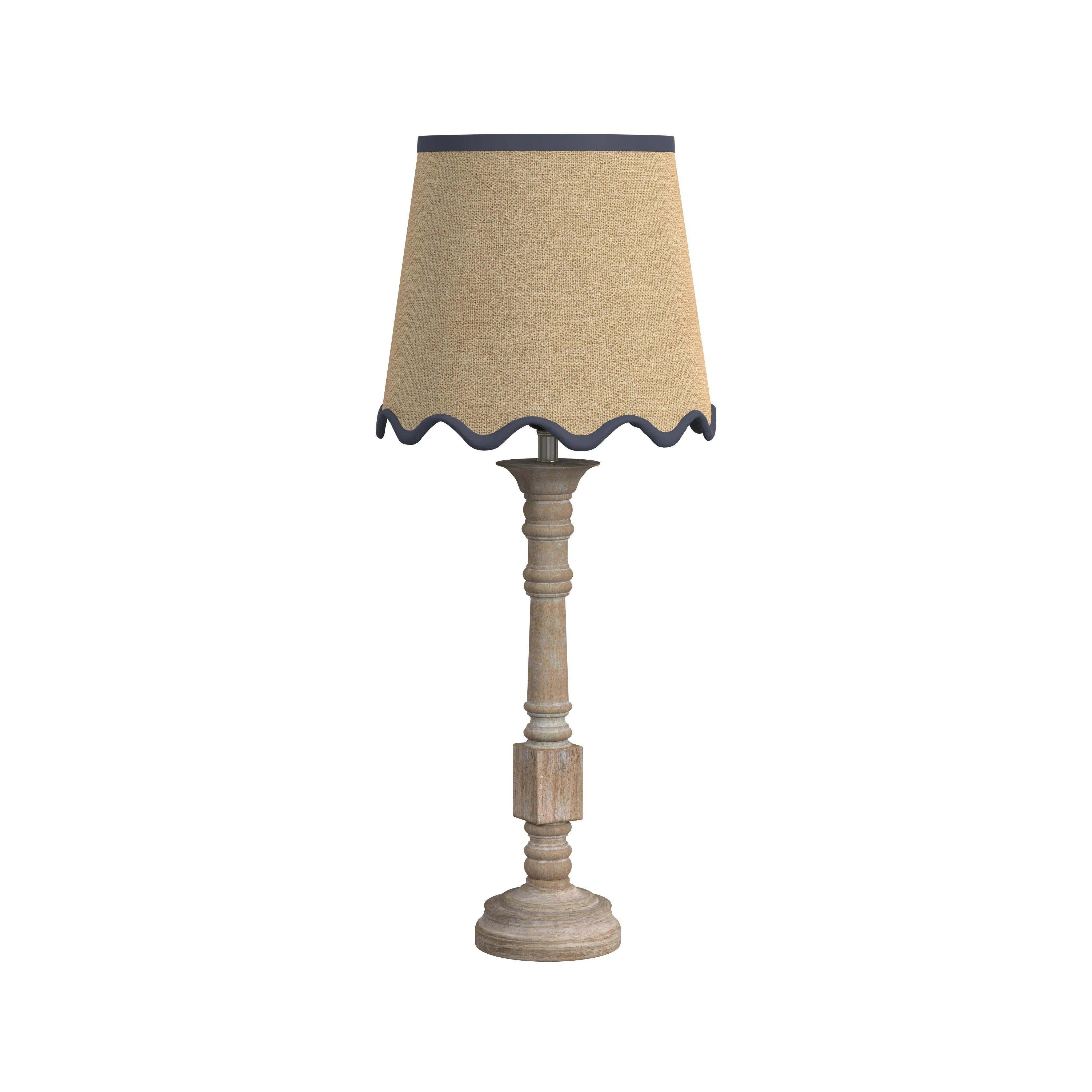 marble table lamps with a luxurious veined pattern for high end decorGeorge Wood Brown Table Lamp