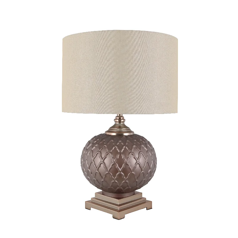 coastal style table lamps with nautical elements for beach housesGLASS TABLE LAMP