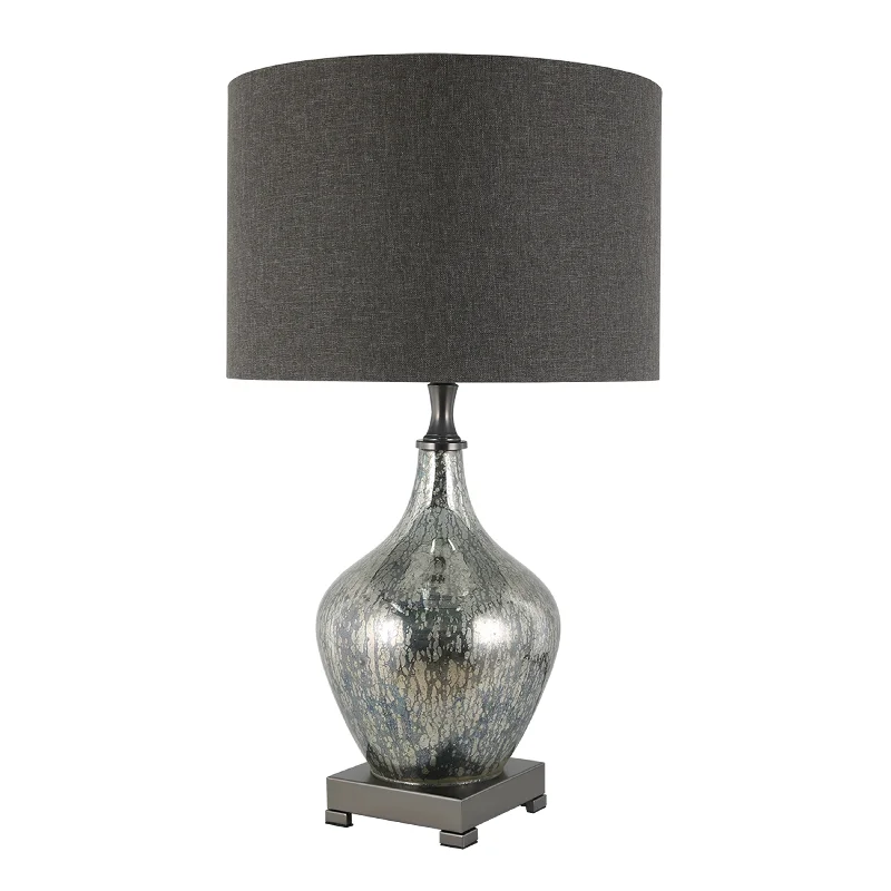 leather table lamps with a distressed texture for a rugged charmGLASS TABLE LAMP