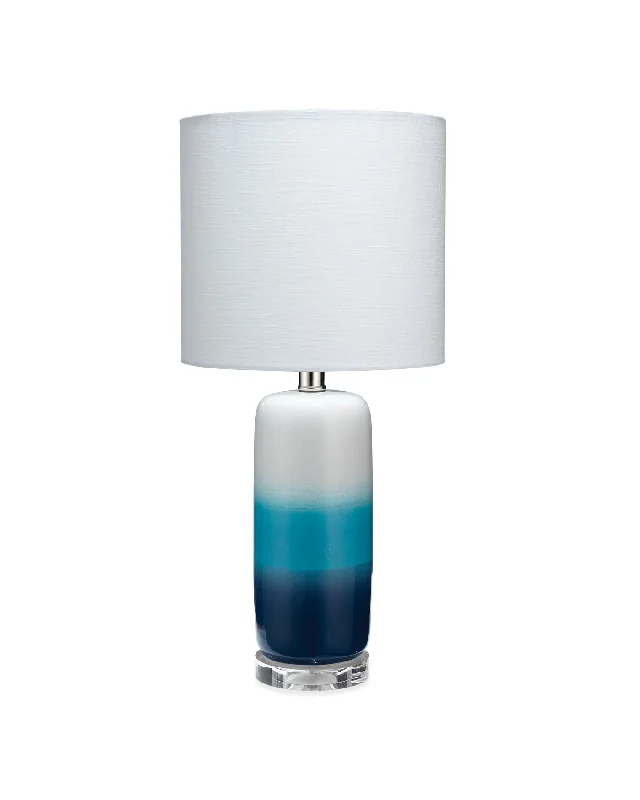 metal table lamps with a matte black finish for a sleek appearanceHaze Table Lamp Blue