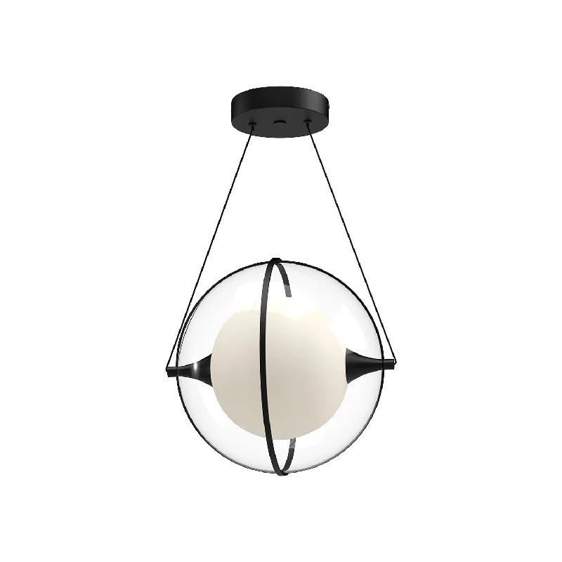 Industrial Style Ceiling Lights with Exposed Bulbs and Metal CagesAries LED Pendant