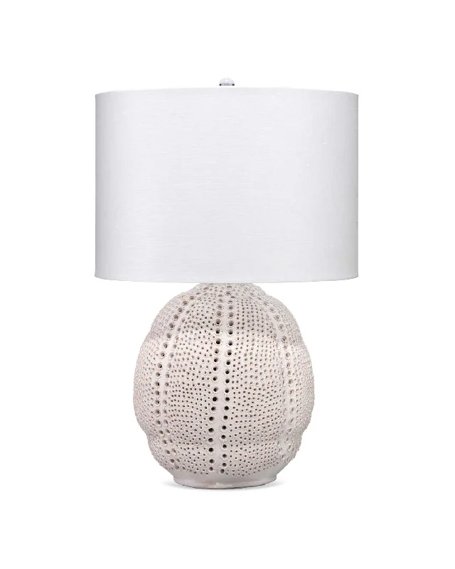 metal table lamps with a matte black finish for a sleek appearanceLunar Table Lamp - White