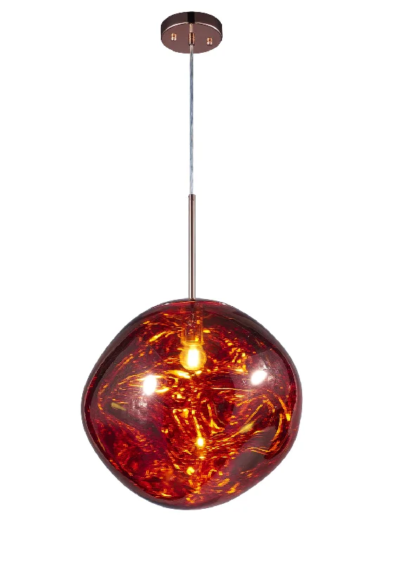 African - Inspired Ceiling Lights with Tribal Patterns and Natural MaterialsGalactic LED Pendant