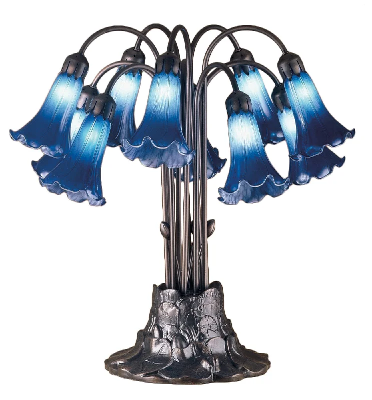 victorian style table lamps with ornate details for traditional homesTen Light Table Lamp