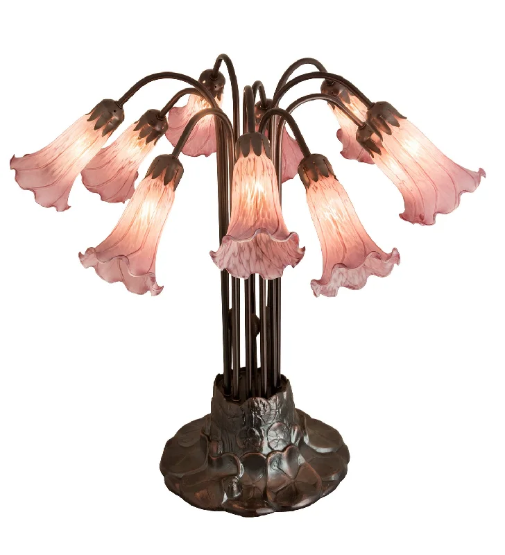 victorian style table lamps with ornate details for traditional homesTen Light Table Lamp