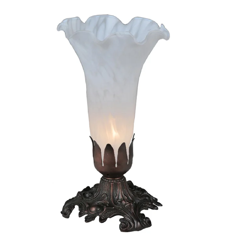 marble table lamps with a luxurious veined pattern for high end decorOne Light Mini Lamp