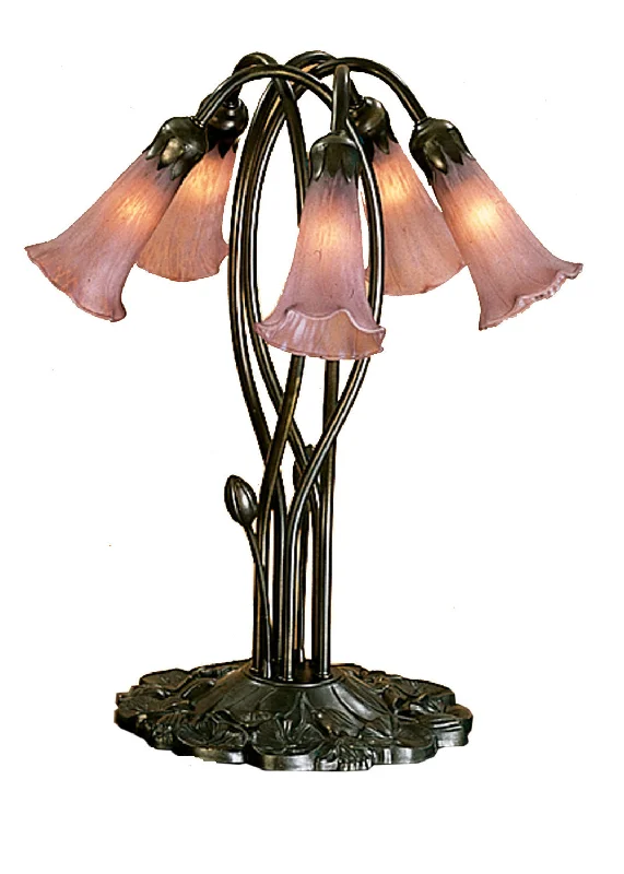 gothic style table lamps with dark finishes for a mysterious lookFive Light Accent Lamp