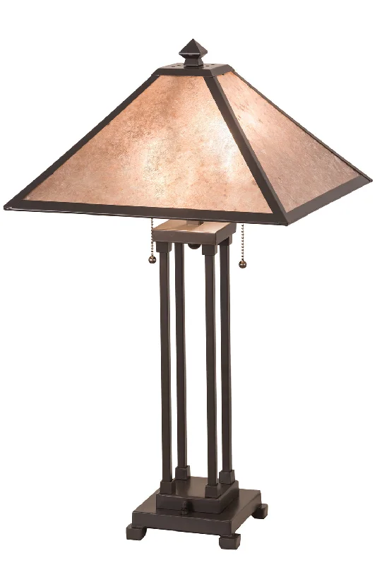 asian inspired table lamps with bamboo accents for a zen atmosphereTwo Light Table Lamp