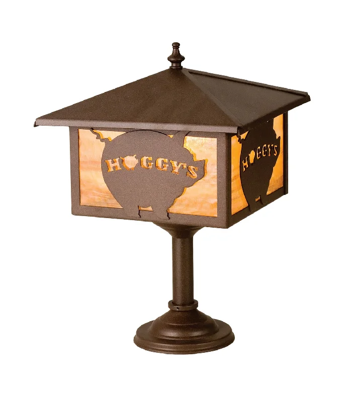 rustic farmhouse table lamps for cozy kitchensOne Light Bar Mount Lantern