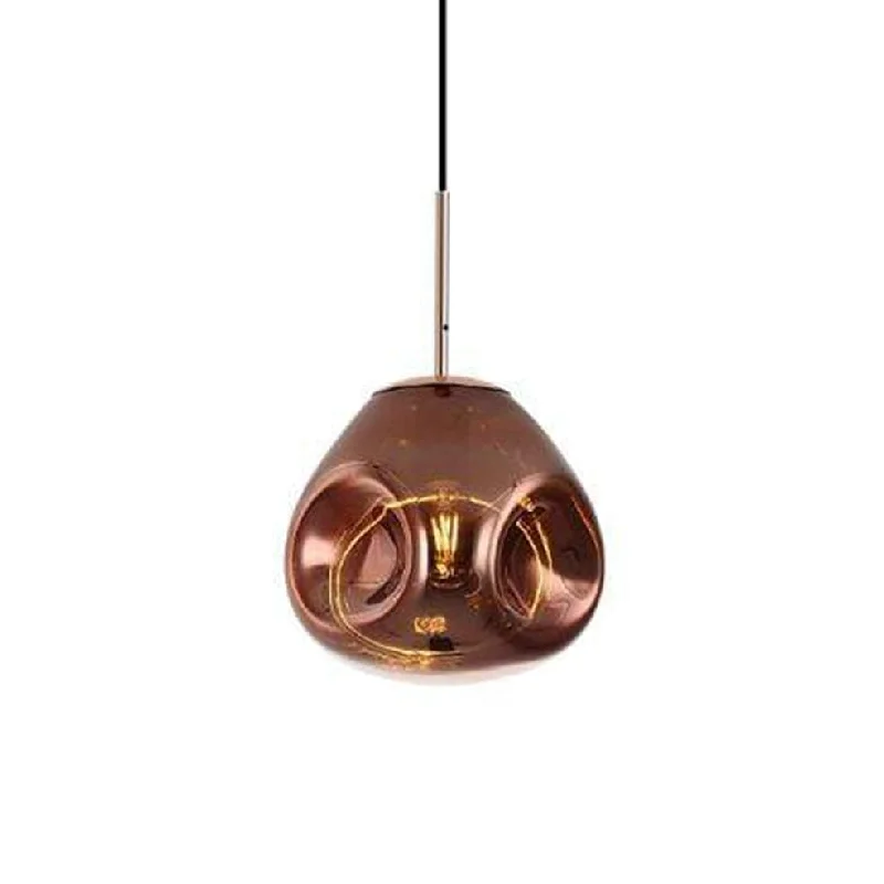 African - Inspired Ceiling Lights with Tribal Patterns and Natural MaterialsMorpheus Pendant Light Round Glass